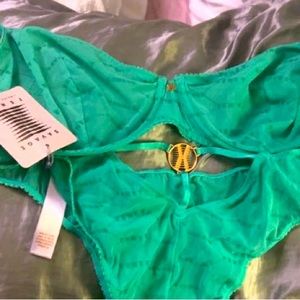 COPY - Rihanna Savage Fenty Bra and  High waist Brazilian cut panty set